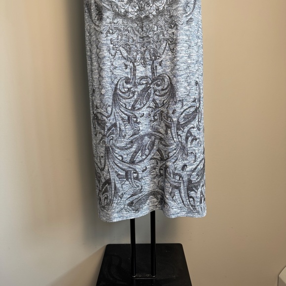 Vintage Cactus Sleeveless Lightweight Knit Dress Size Small Boho Aztec Fairy - Picture 8 of 14